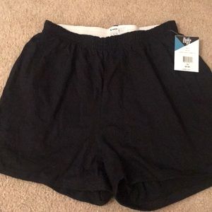 Soffe Juniors Plus Size Black Shorts. NWT.